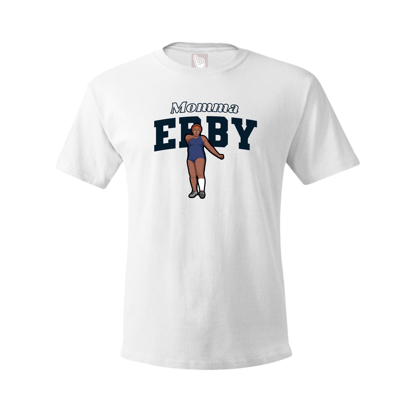 Youth Tee — Mothers Day Block in White