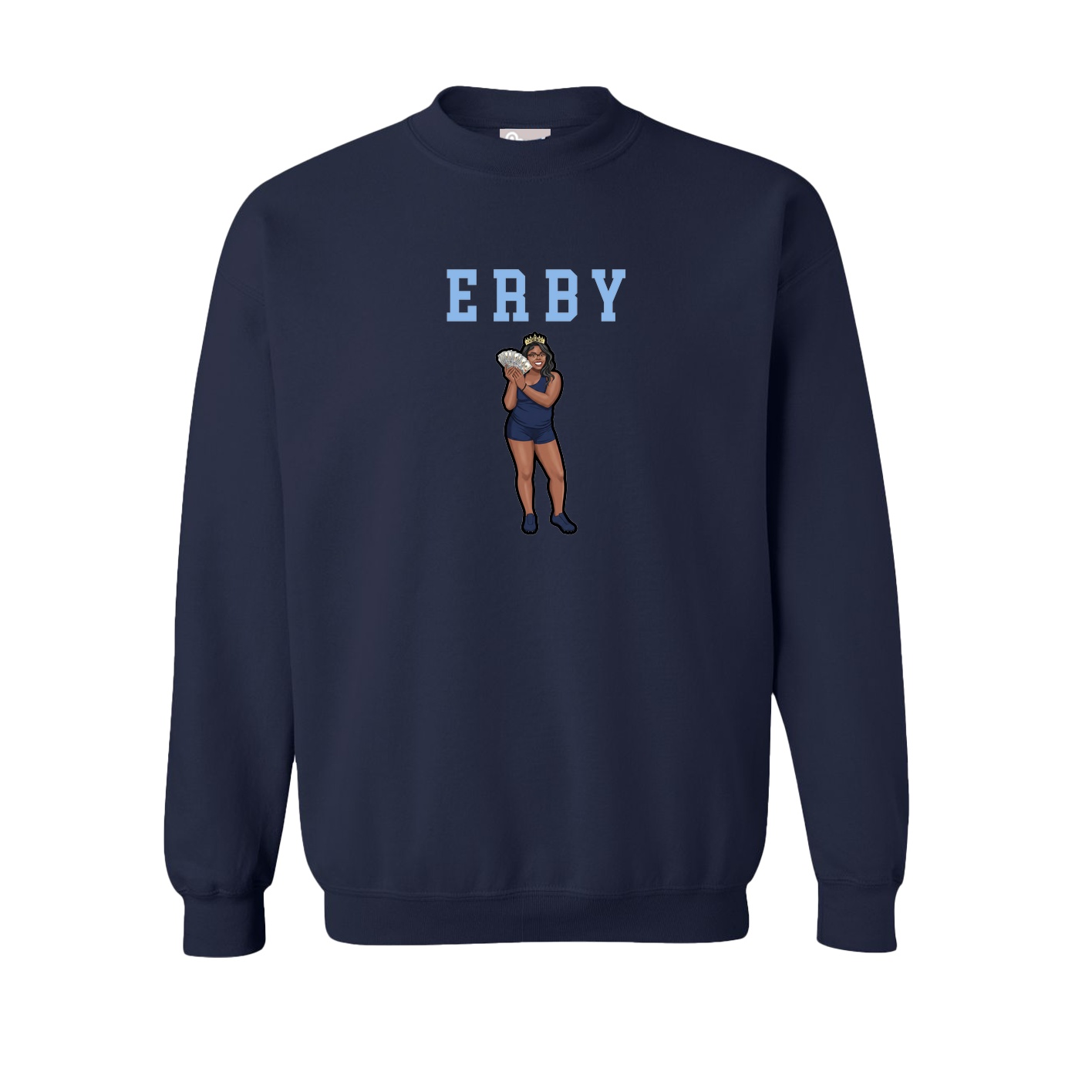 Fleece Crew — Shirsey in Navy