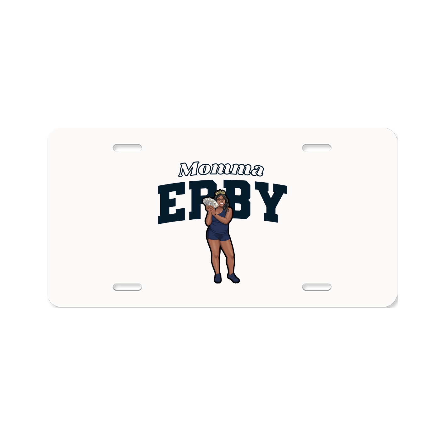 License Plate — Mothers Day Block in Classic