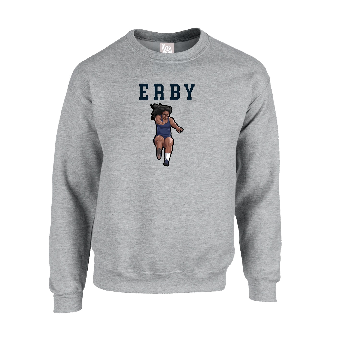 Fleece Crew — Shirsey in Grey