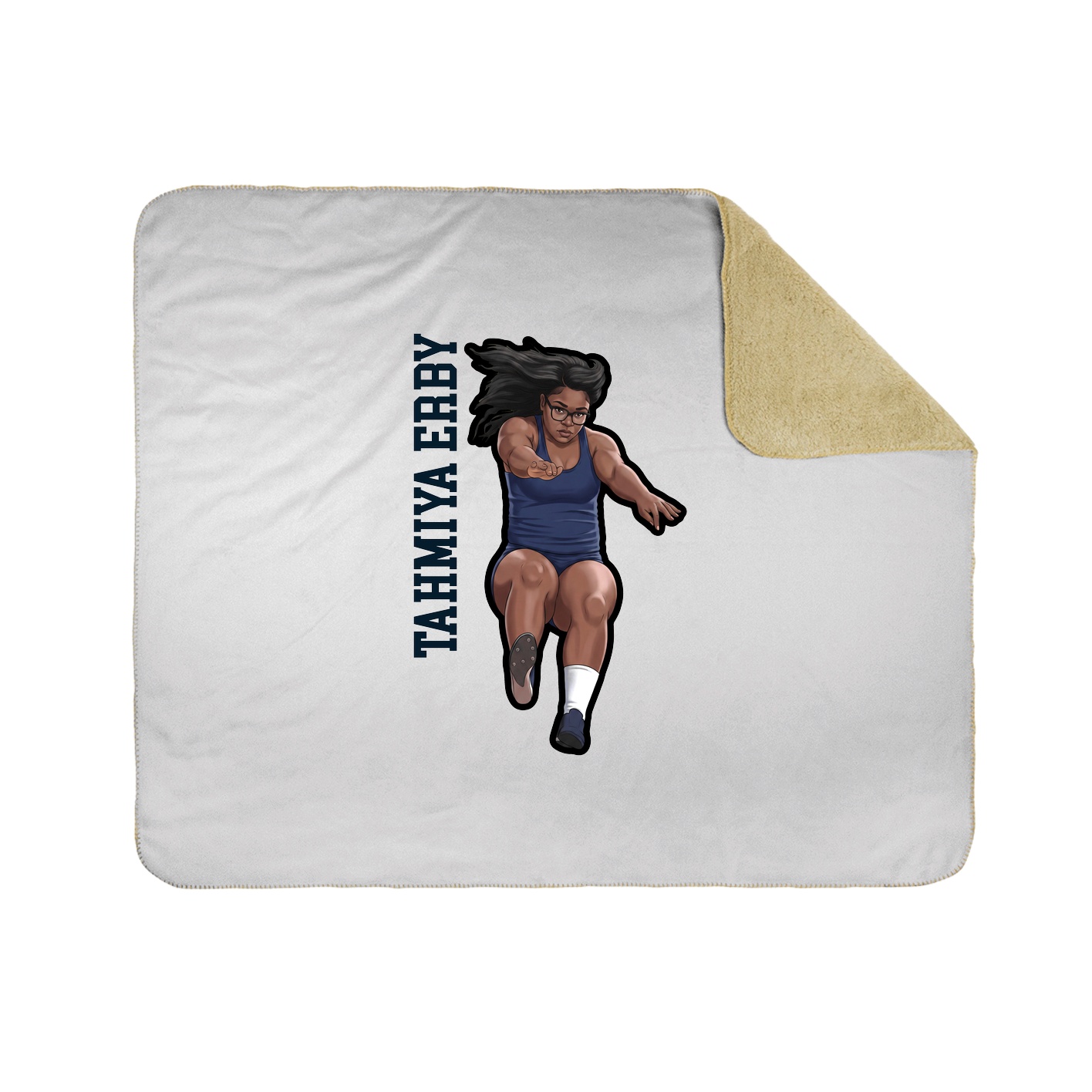 50x60 Sherpa Lined Throw Blanket
