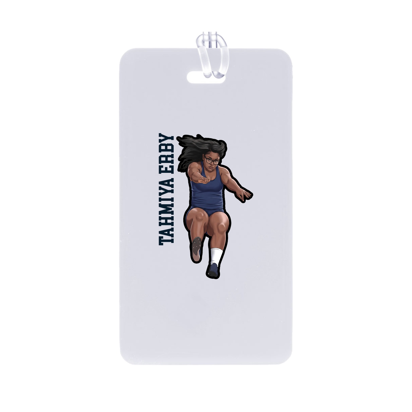 Bag Tag — Name Vertical in Classic