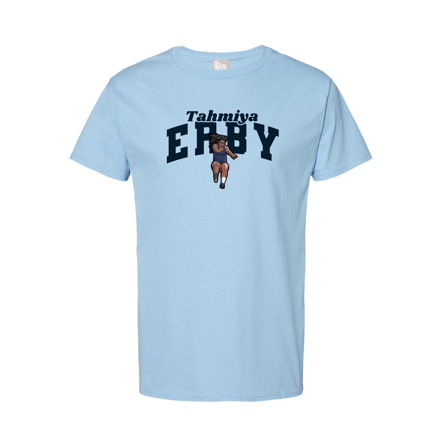 Tee — Signature Arch in Light Blue