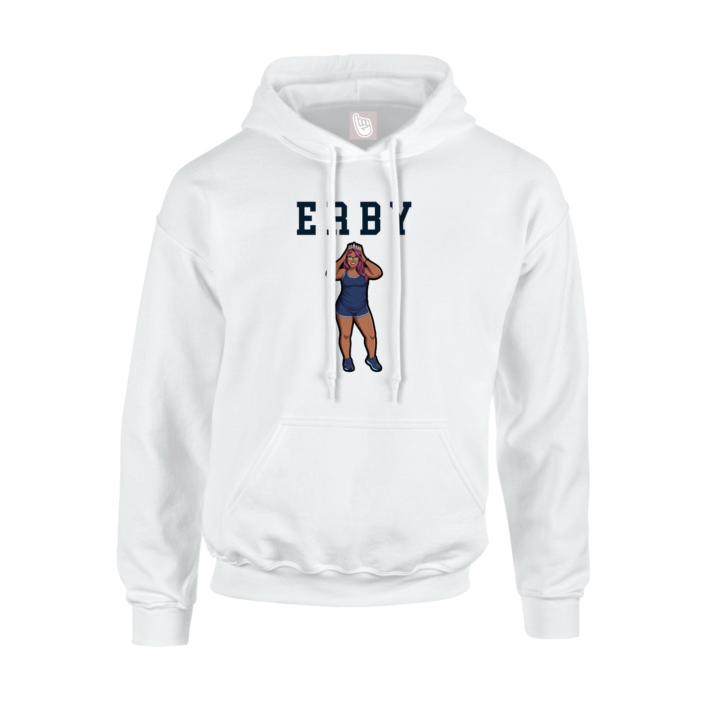 Youth Hoodie — Shirsey in White
