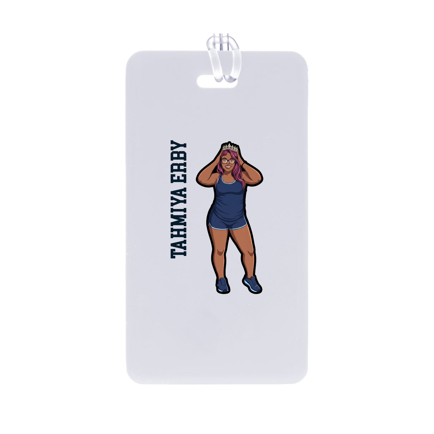Bag Tag — Name Vertical in Classic