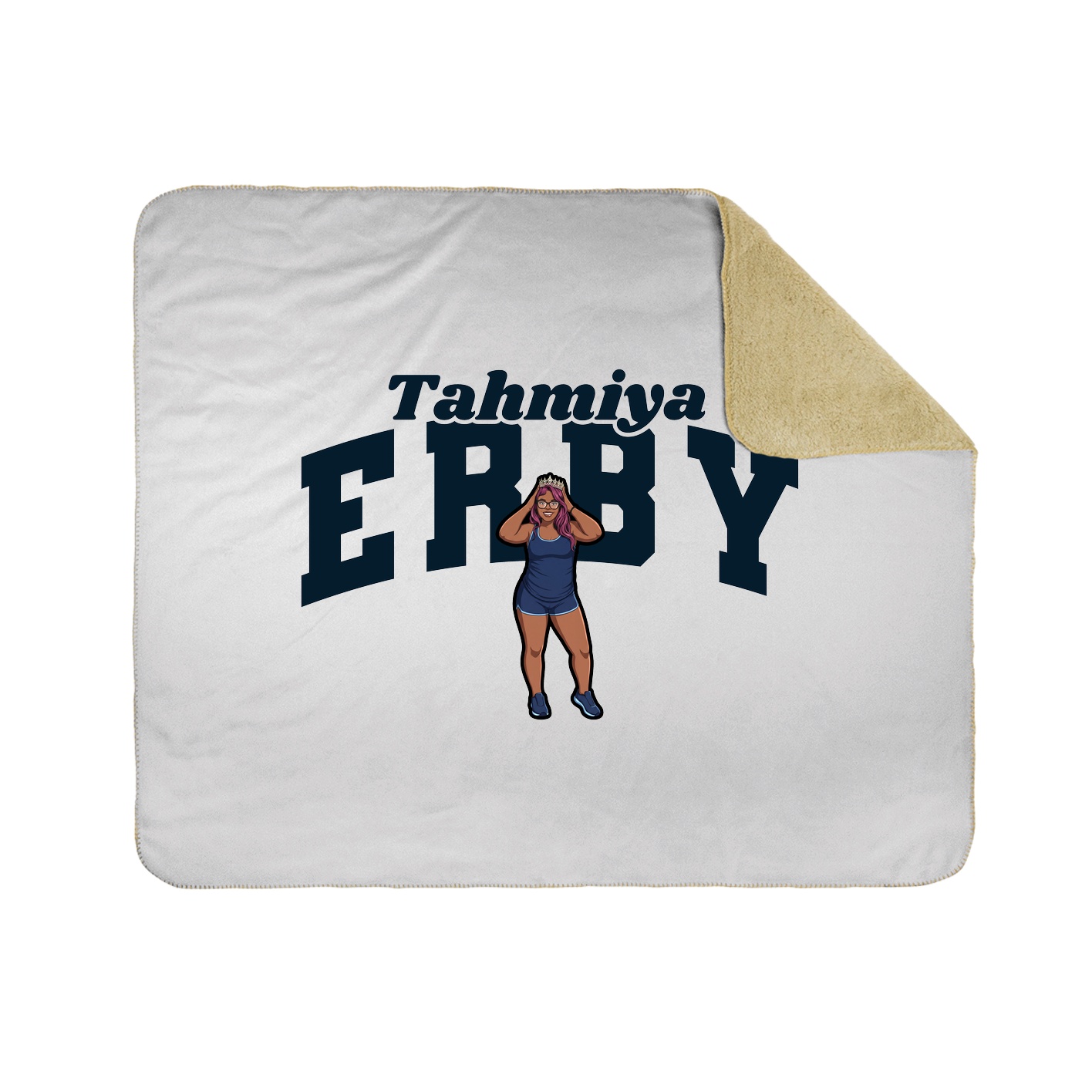 Throw Blanket — Signature Arch in White