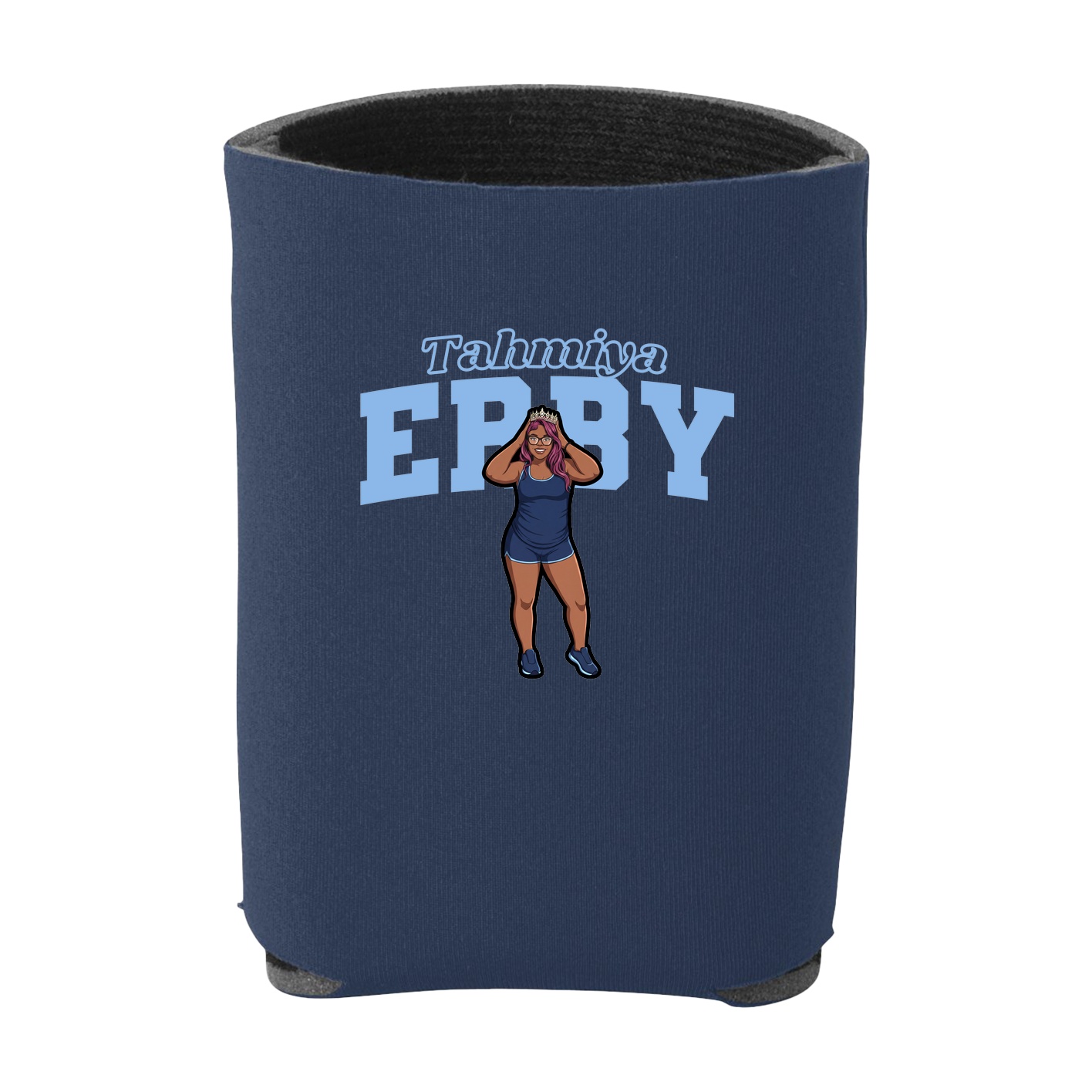 Can Holder — Name Arch in Navy