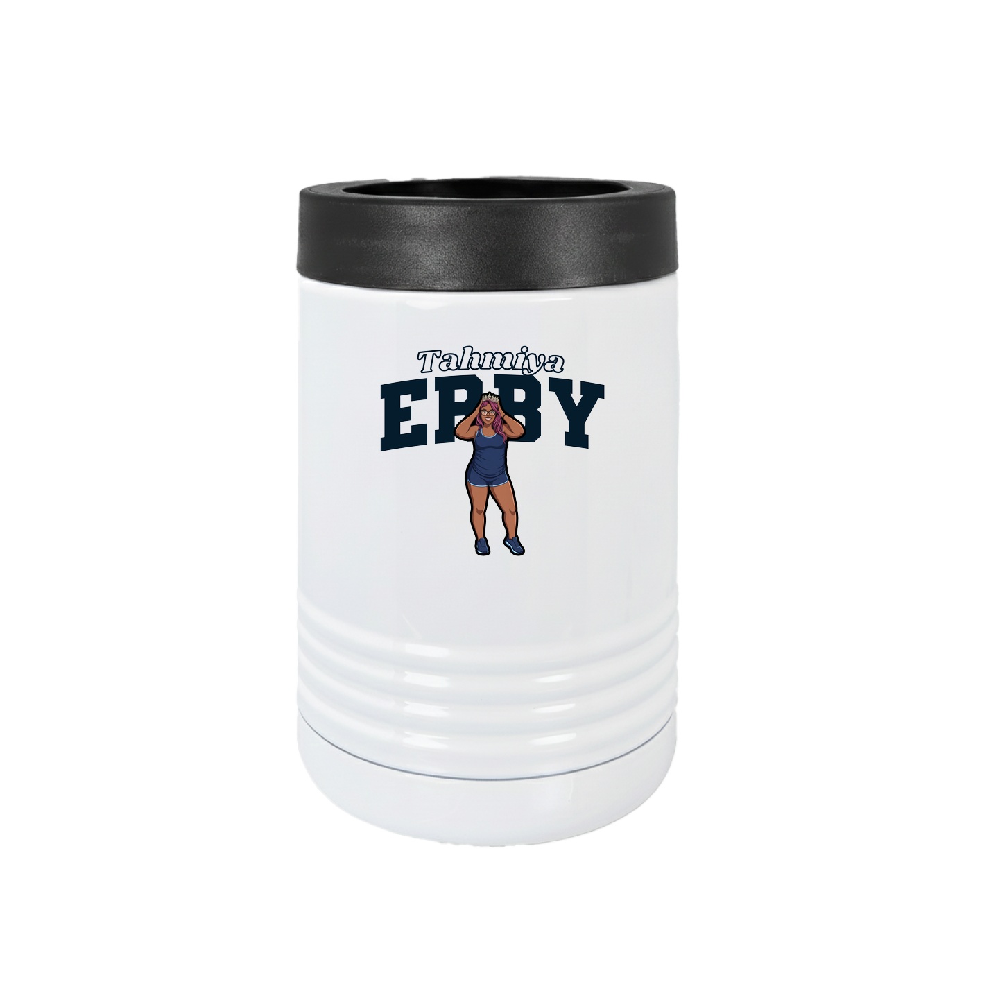 Beverage Holder — Name Arch in White