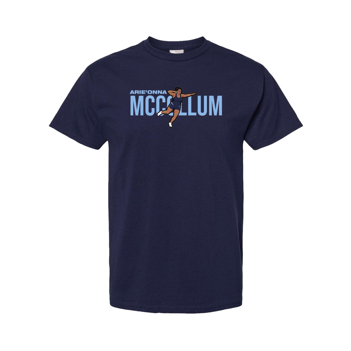 Tee — Player Name in Navy