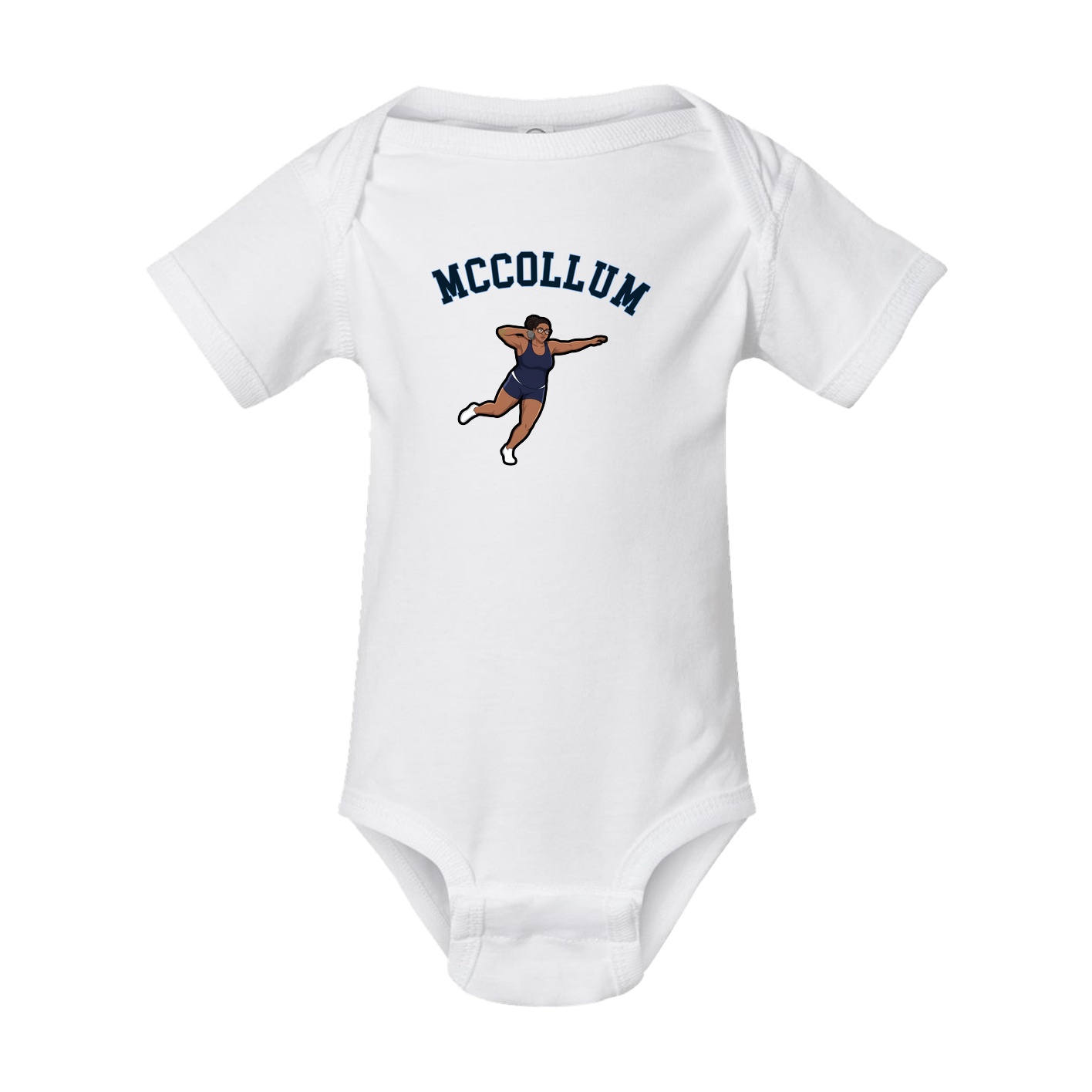 Baby Onesie — Shirsey Arch in White
