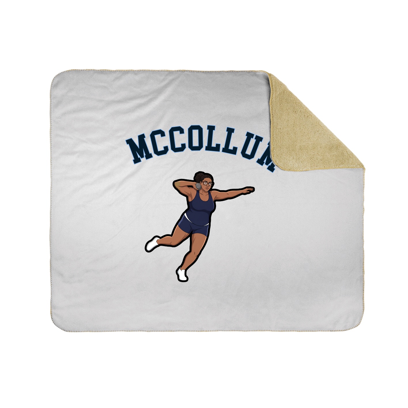 Throw Blanket — Shirsey Arch in White