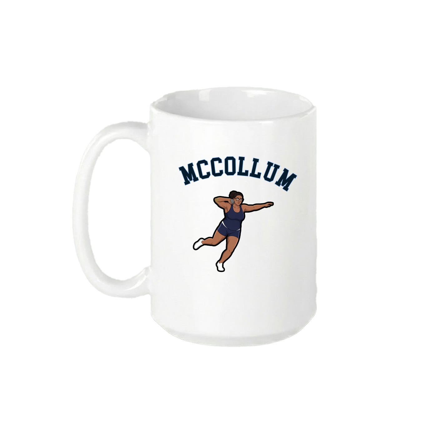 15oz Coffee Mug — Shirsey Arch in White