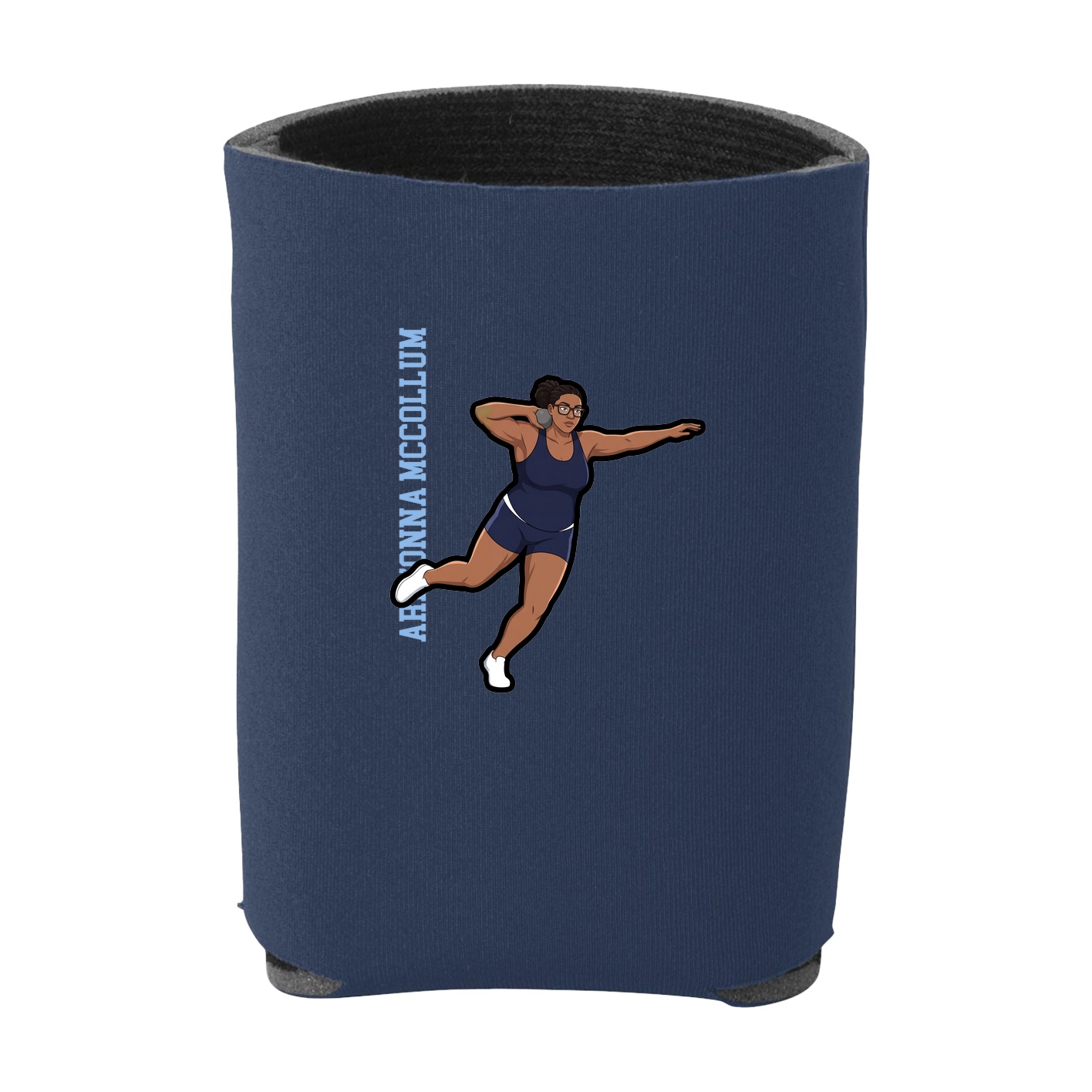 Can Holder — Name Vertical in Navy