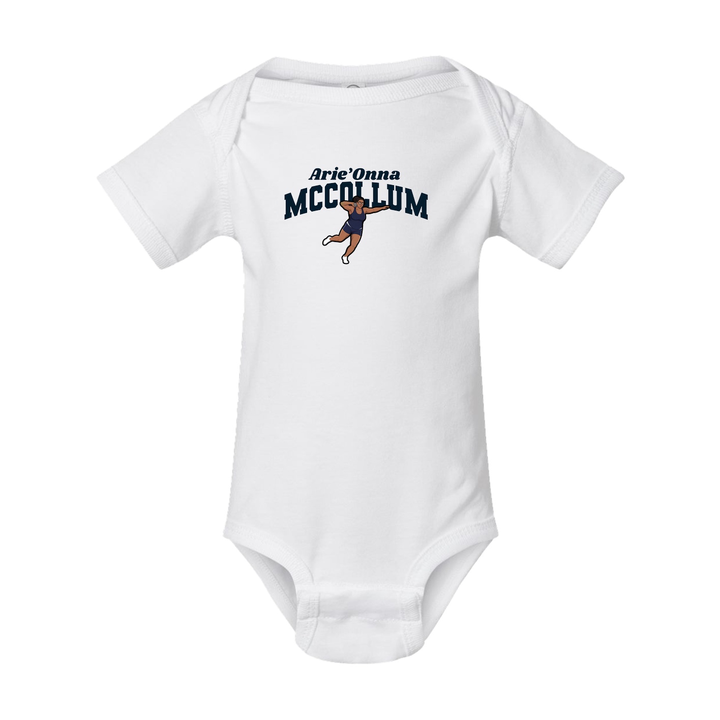Baby Onesie — Signature Arch in White