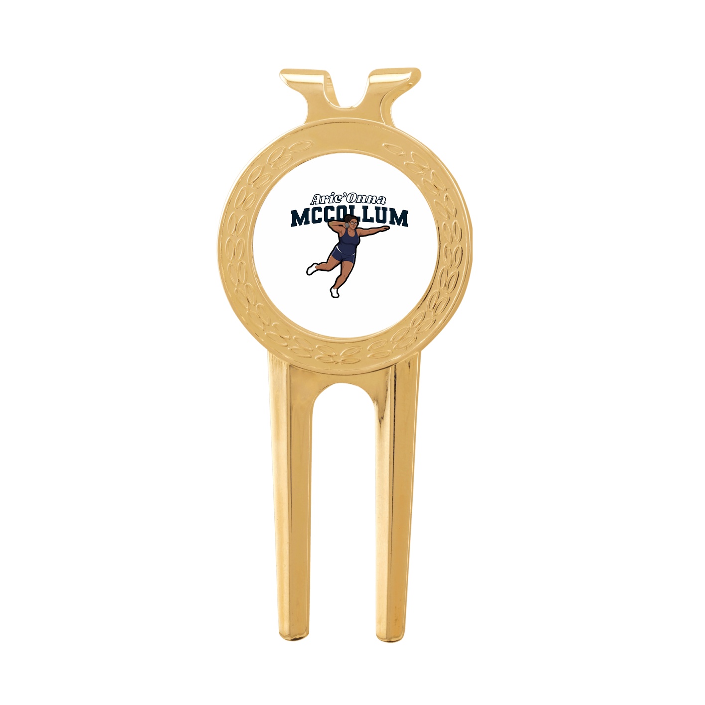 Divot Tool with Ball Marker — Name Arch in Classic