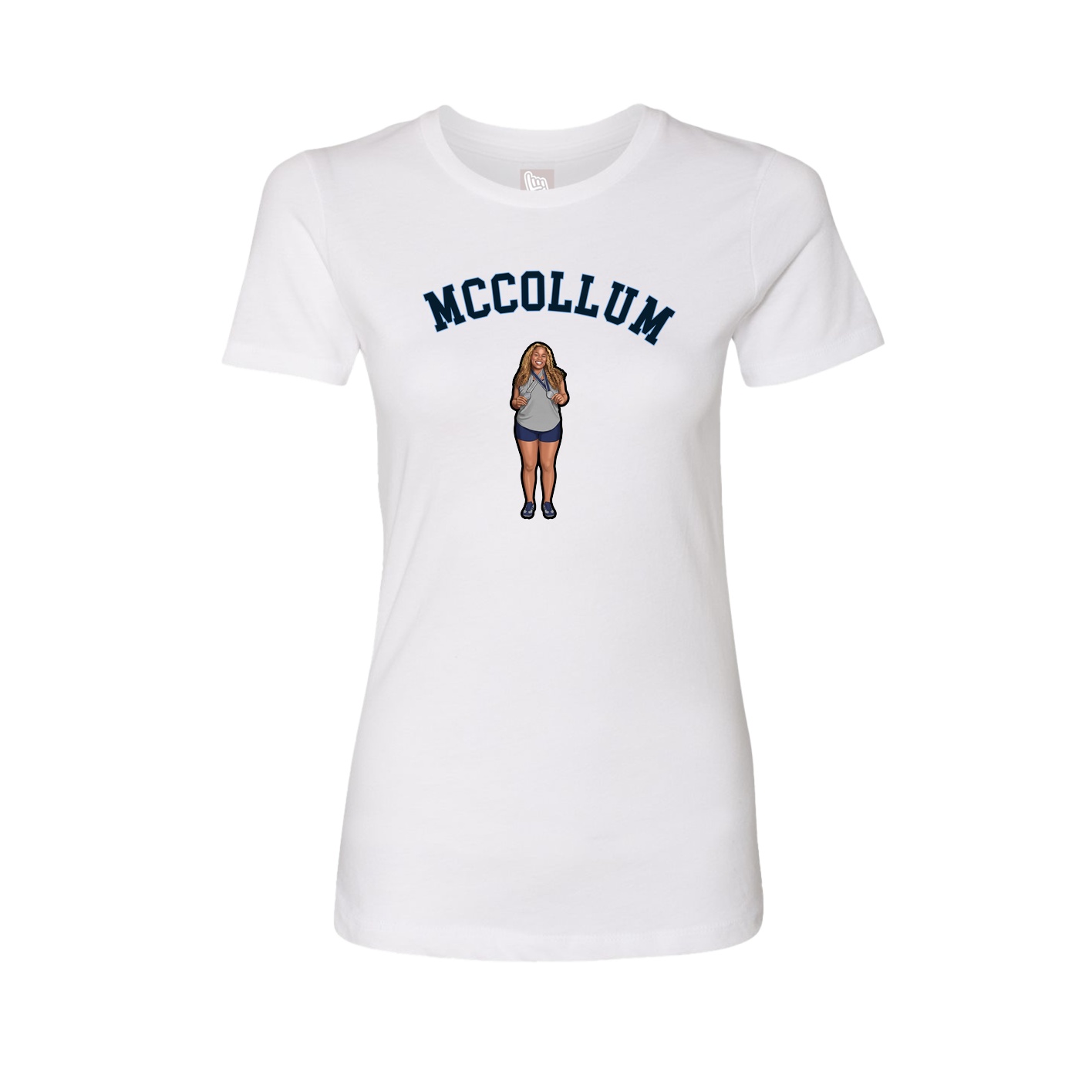 Womens Tee — Shirsey Arch in White