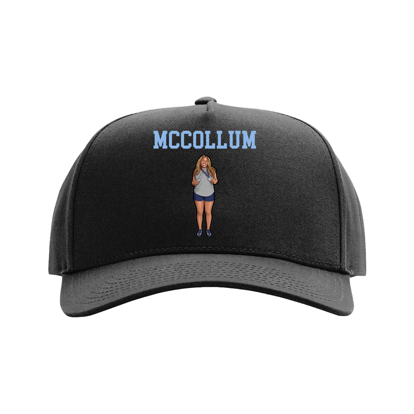 Full Fabric Five-Panel Champ Cap