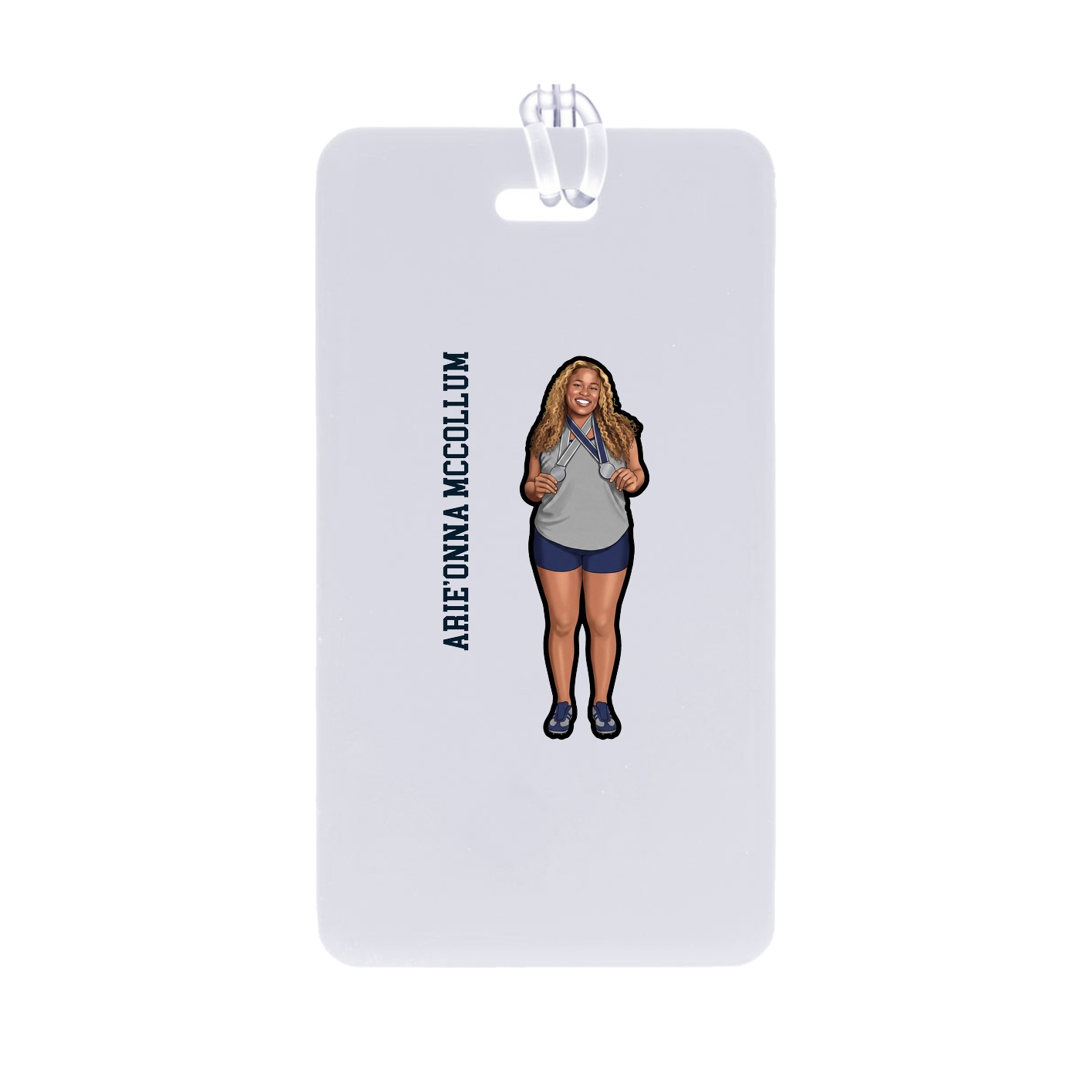 Bag Tag — Name Vertical in Classic