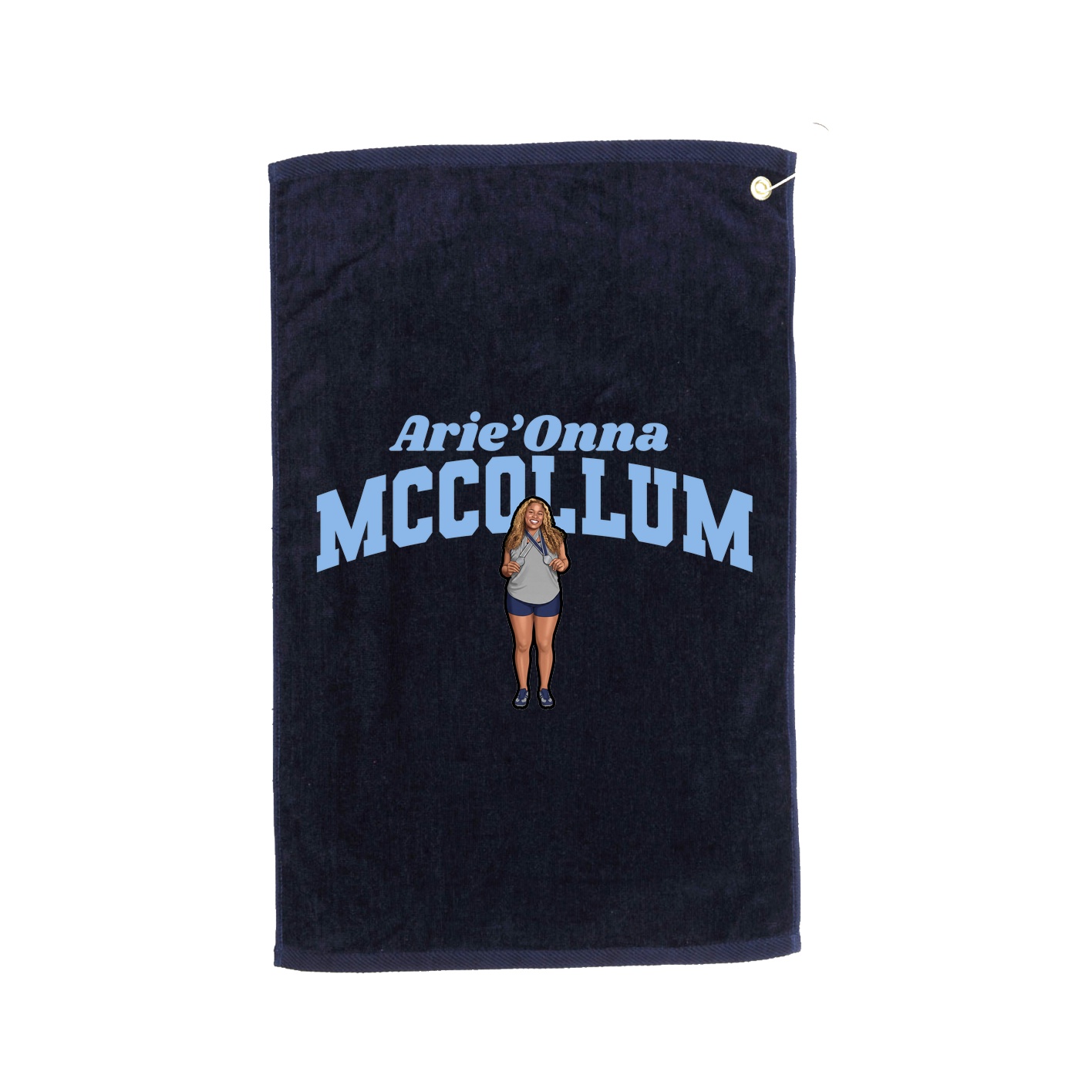 Golf Towel — Signature Arch in Navy