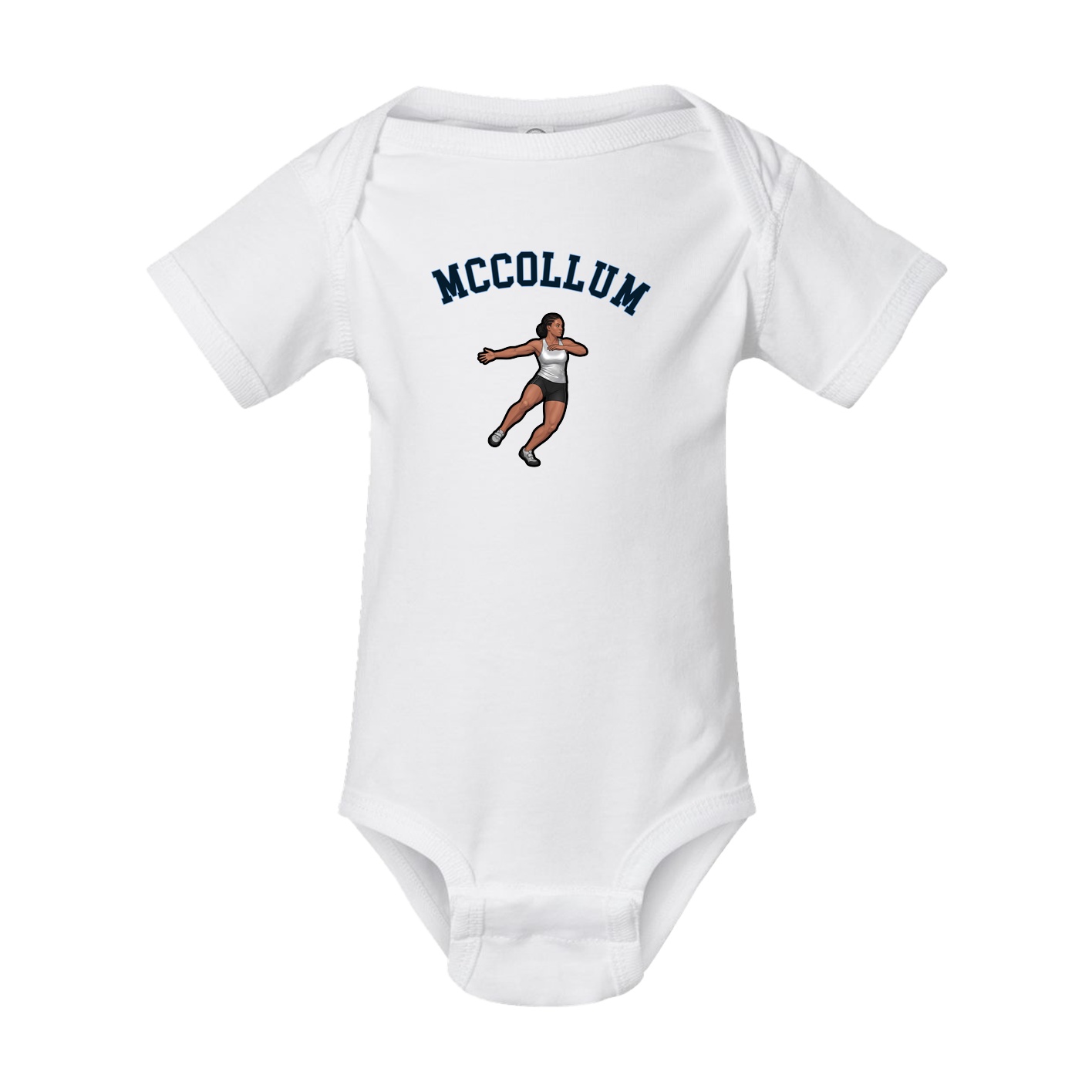 Baby Onesie — Shirsey Arch in White