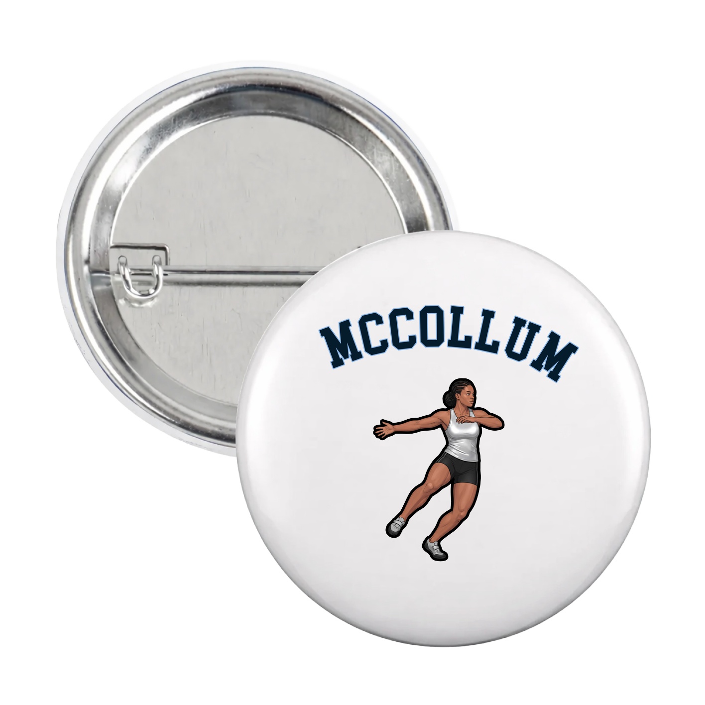 Game Day Button — Shirsey Arch in White