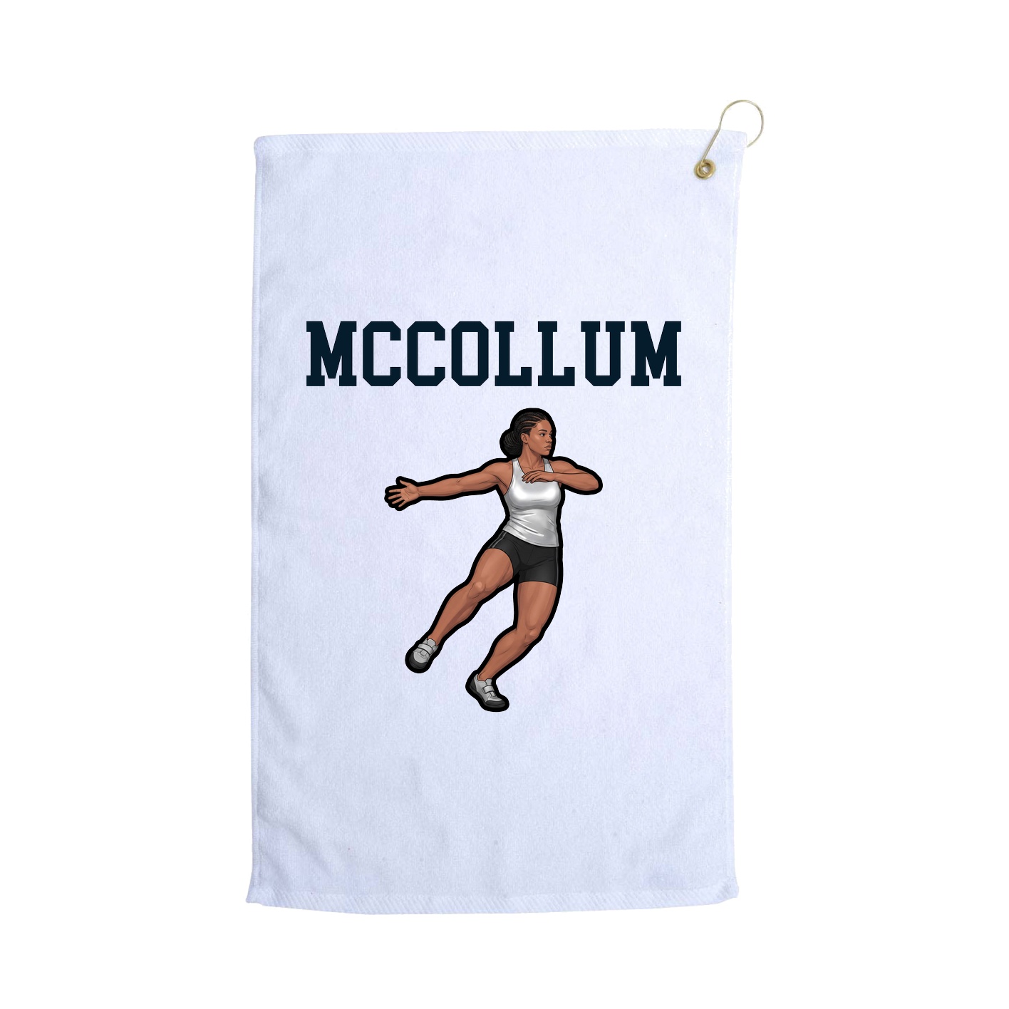 Golf Towel — Shirsey in White