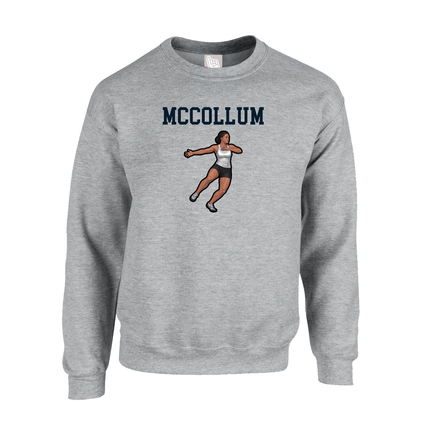 Fleece Crew — Shirsey in Grey