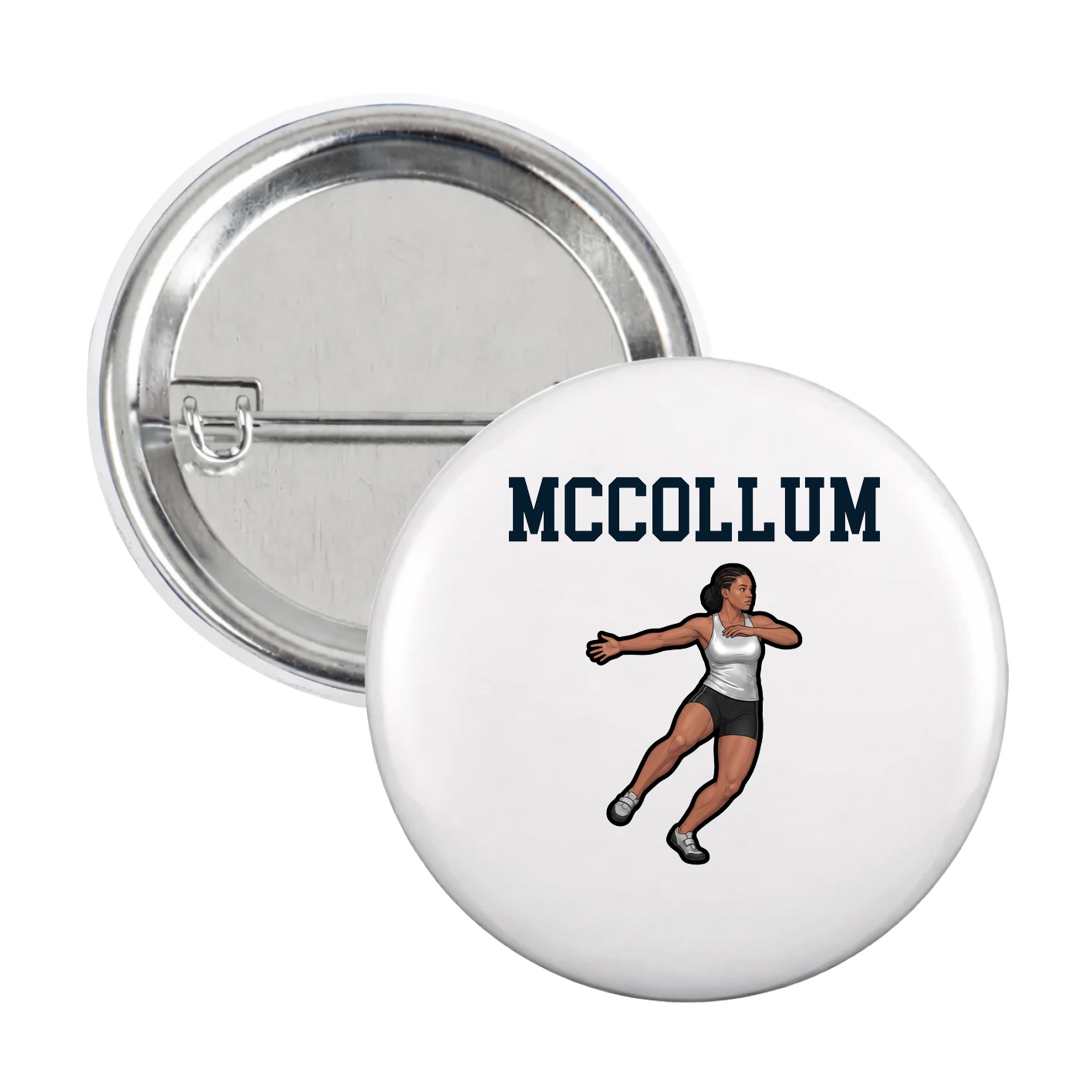 Game Day Button — Shirsey in White