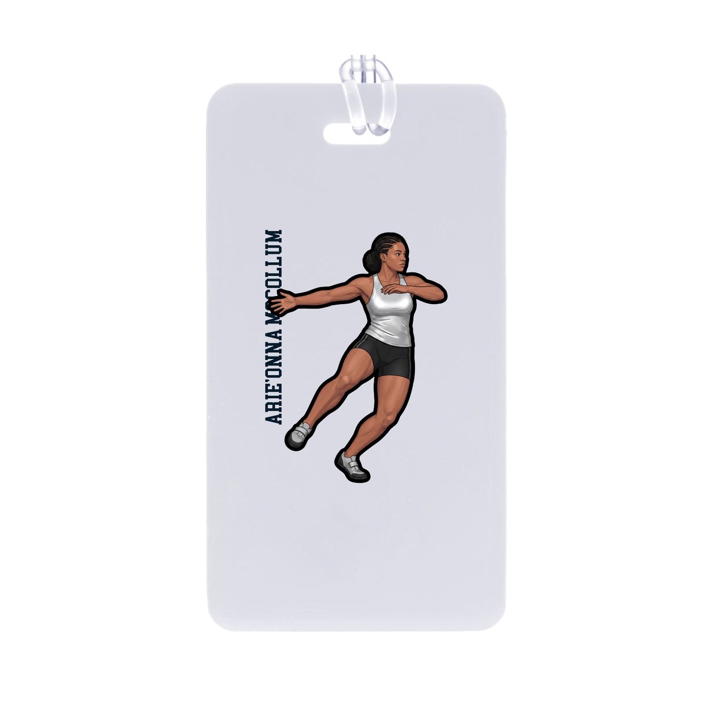 Bag Tag — Name Vertical in Classic