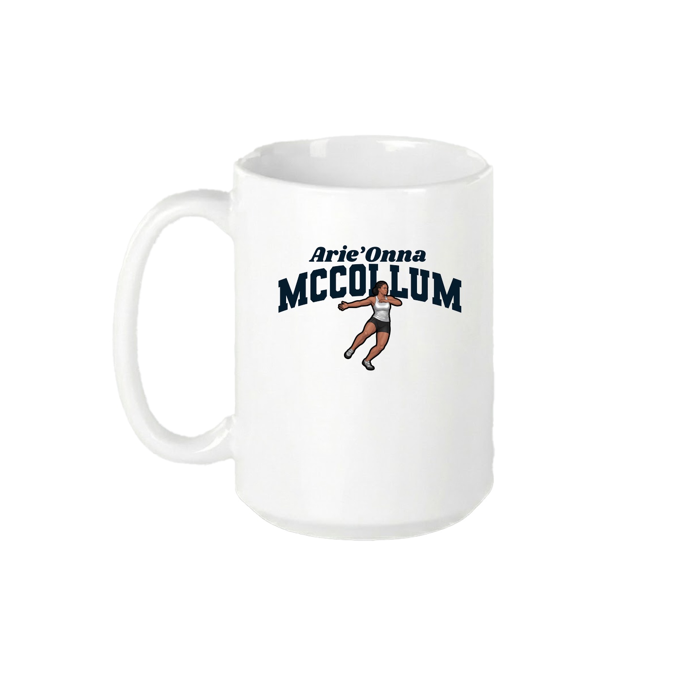 15oz Coffee Mug — Signature Arch in White