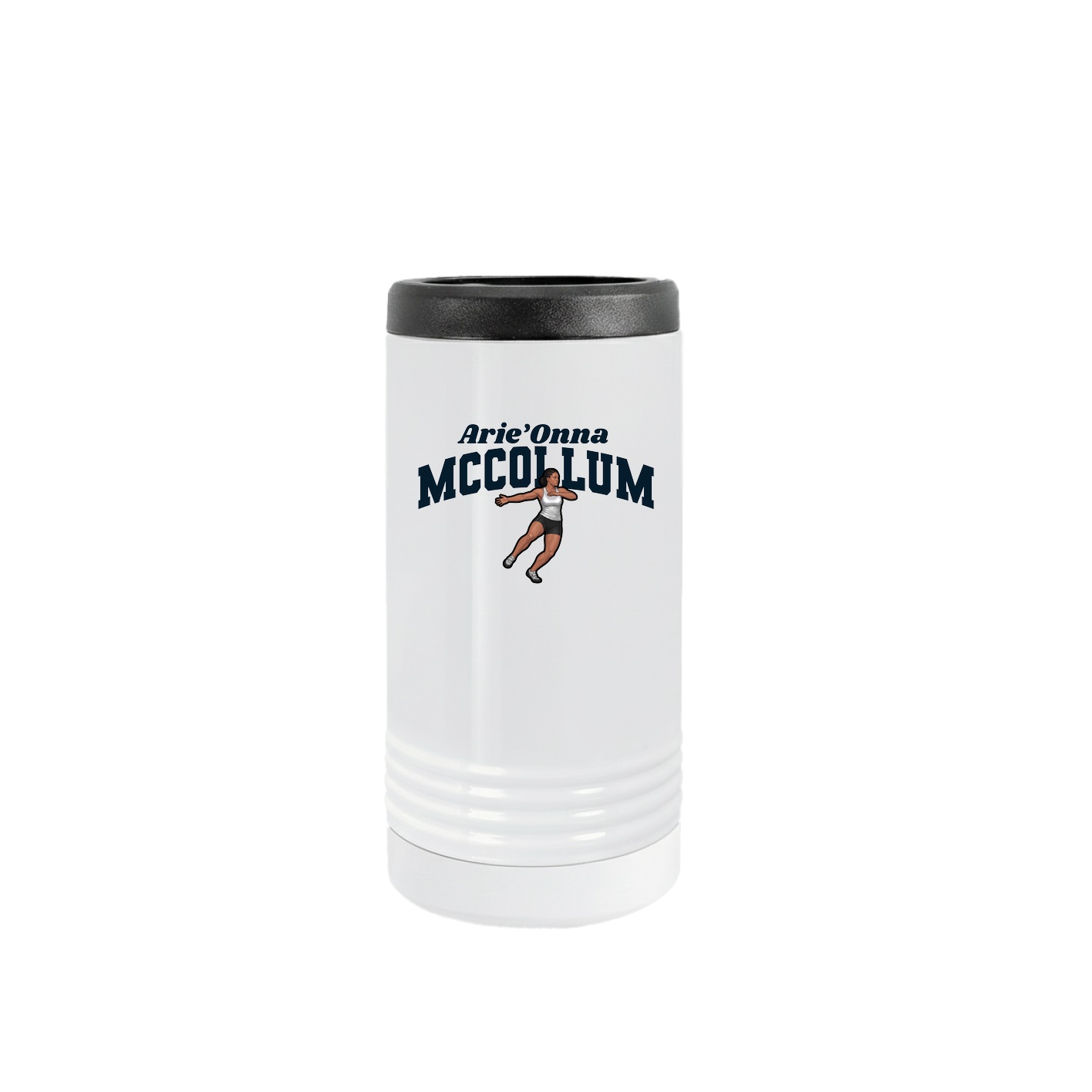 Slim Beverage Holder — Signature Arch in White