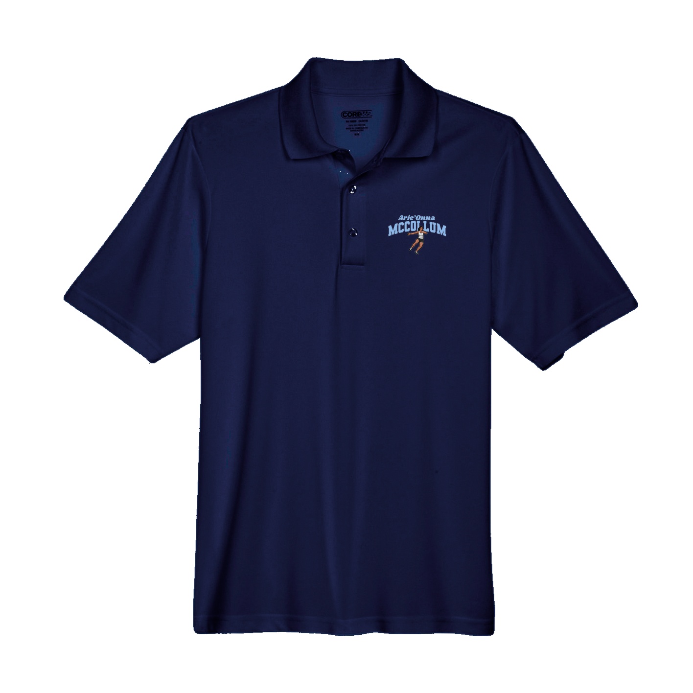 Performance Polo — Signature Arch in Navy