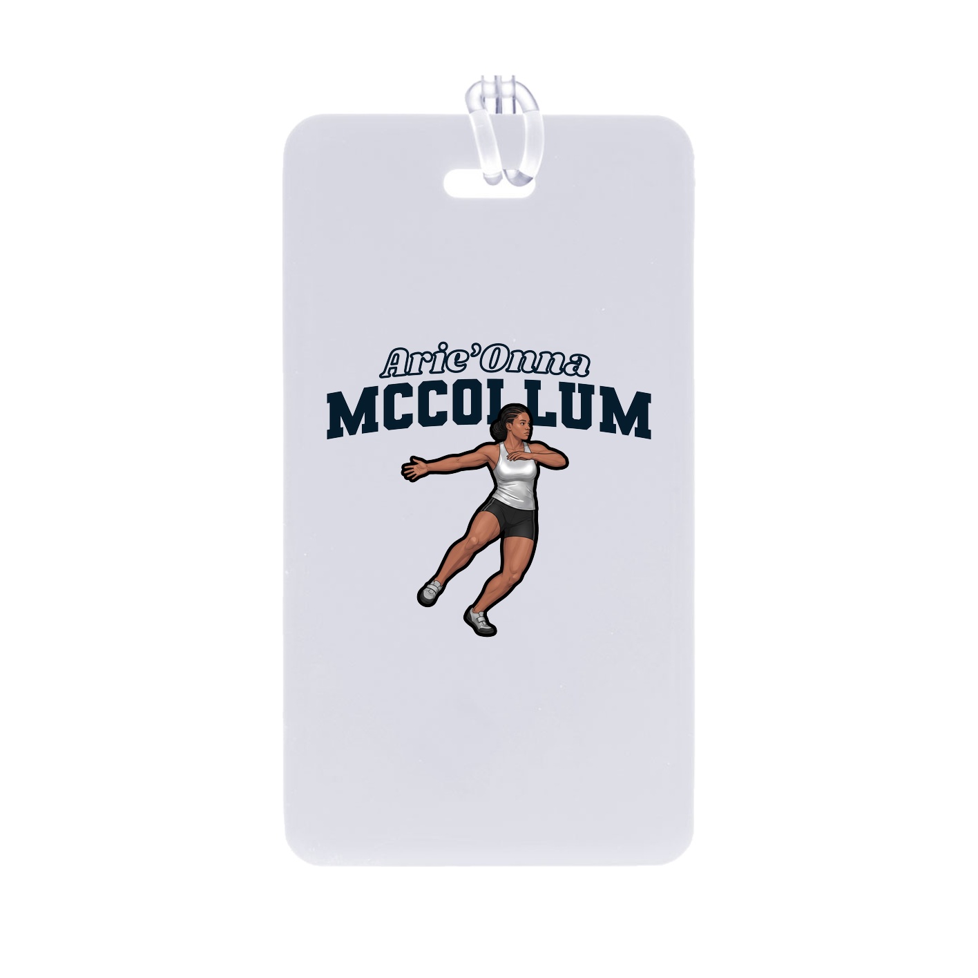 Bag Tag — Name Arch in Classic