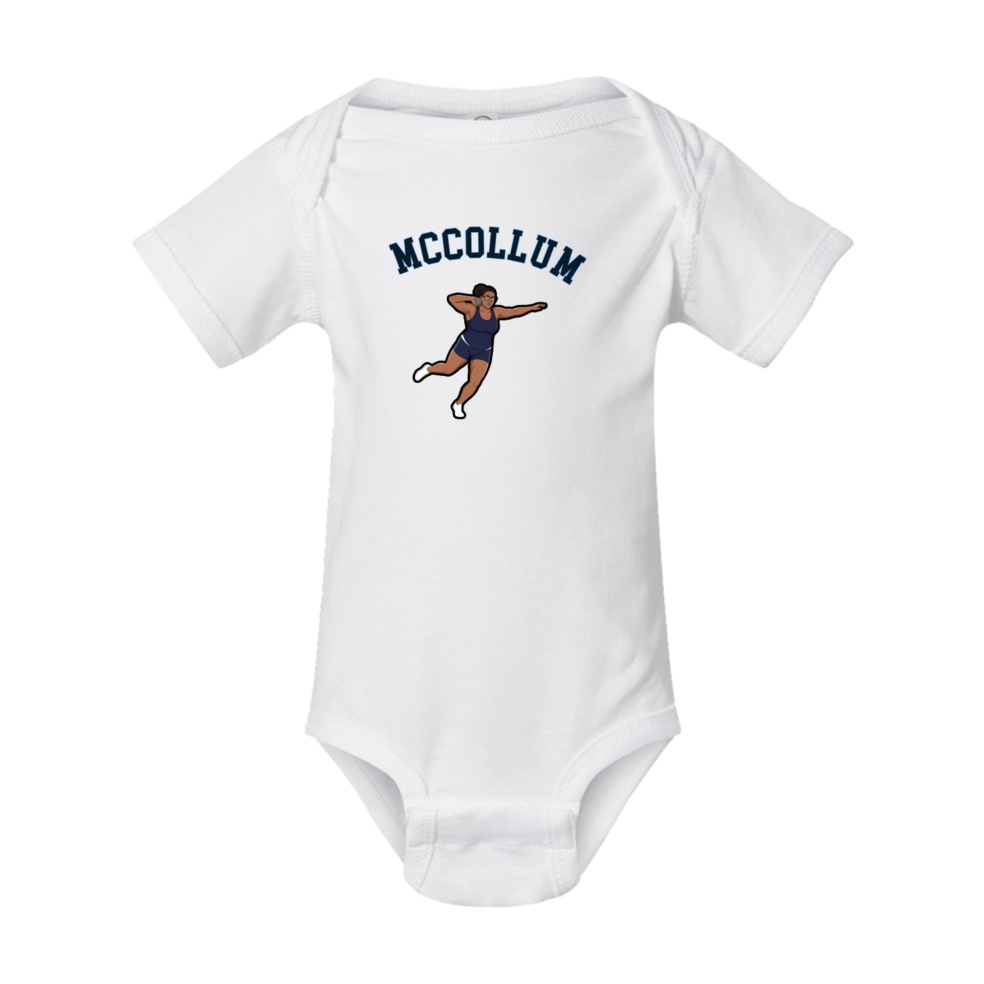 Baby Onesie — Shirsey Arch in White
