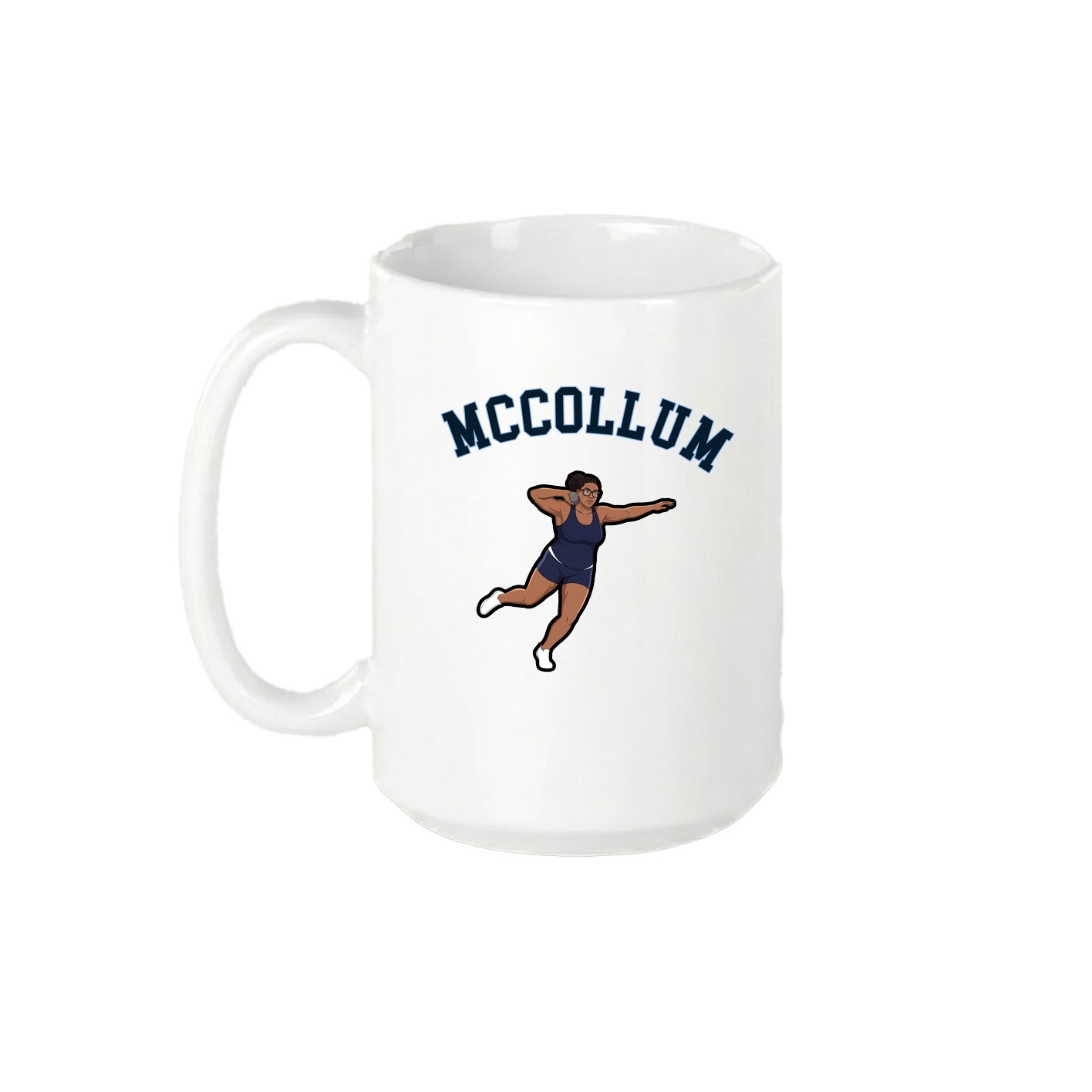 15oz Coffee Mug — Shirsey Arch in White