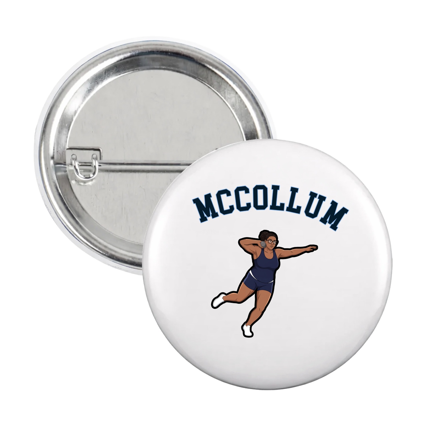 Game Day Button — Shirsey Arch in White