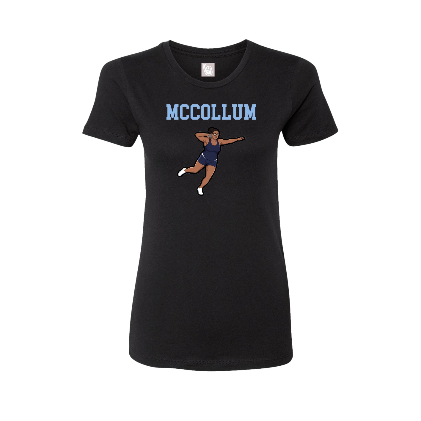 Fitted Women's Tee — Shirsey in Black