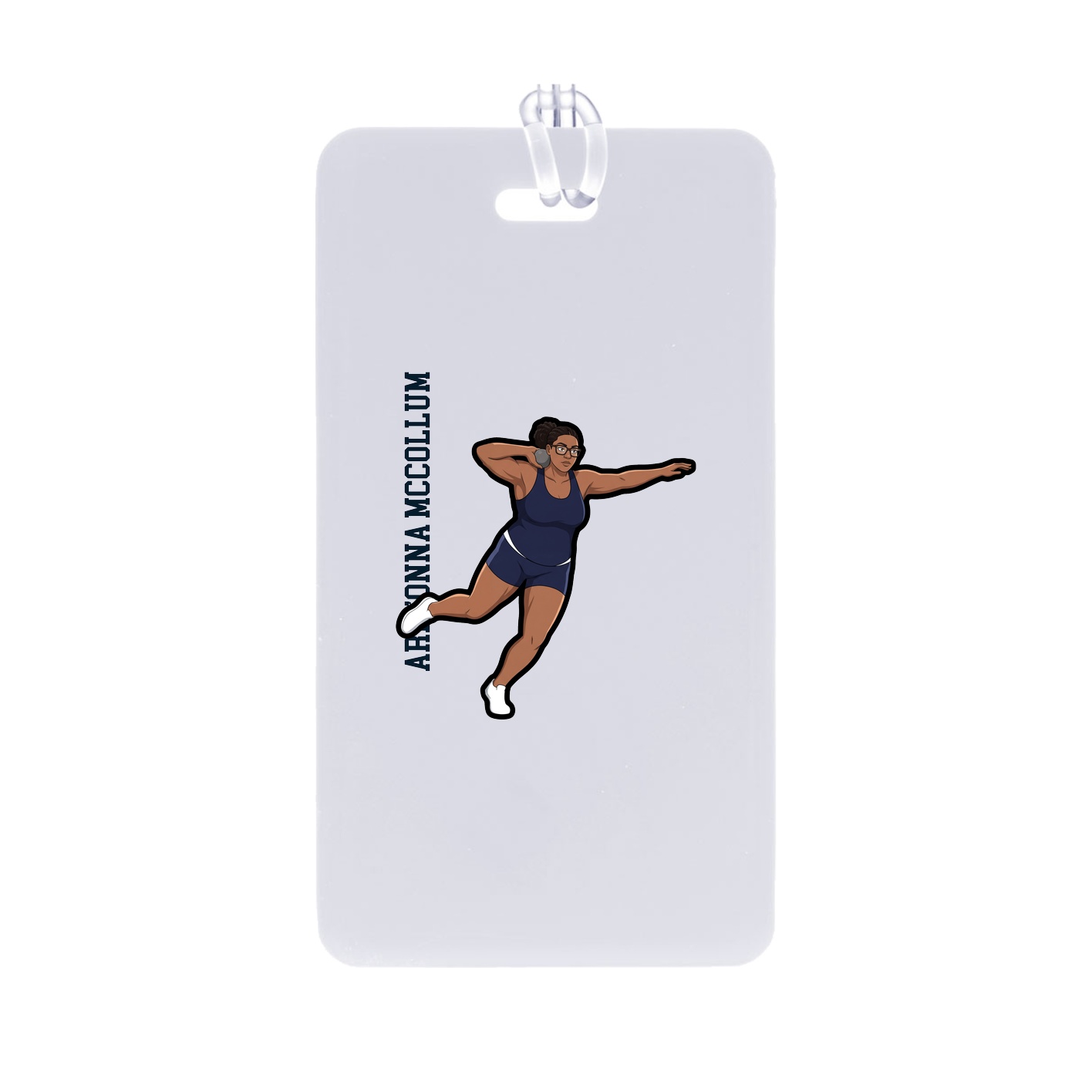Bag Tag — Name Vertical in Classic