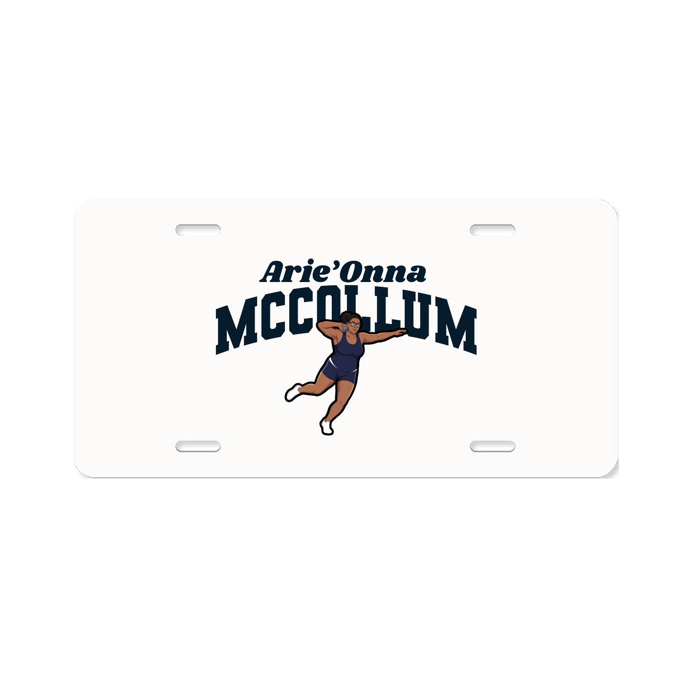 License Plate — Signature Arch in Classic