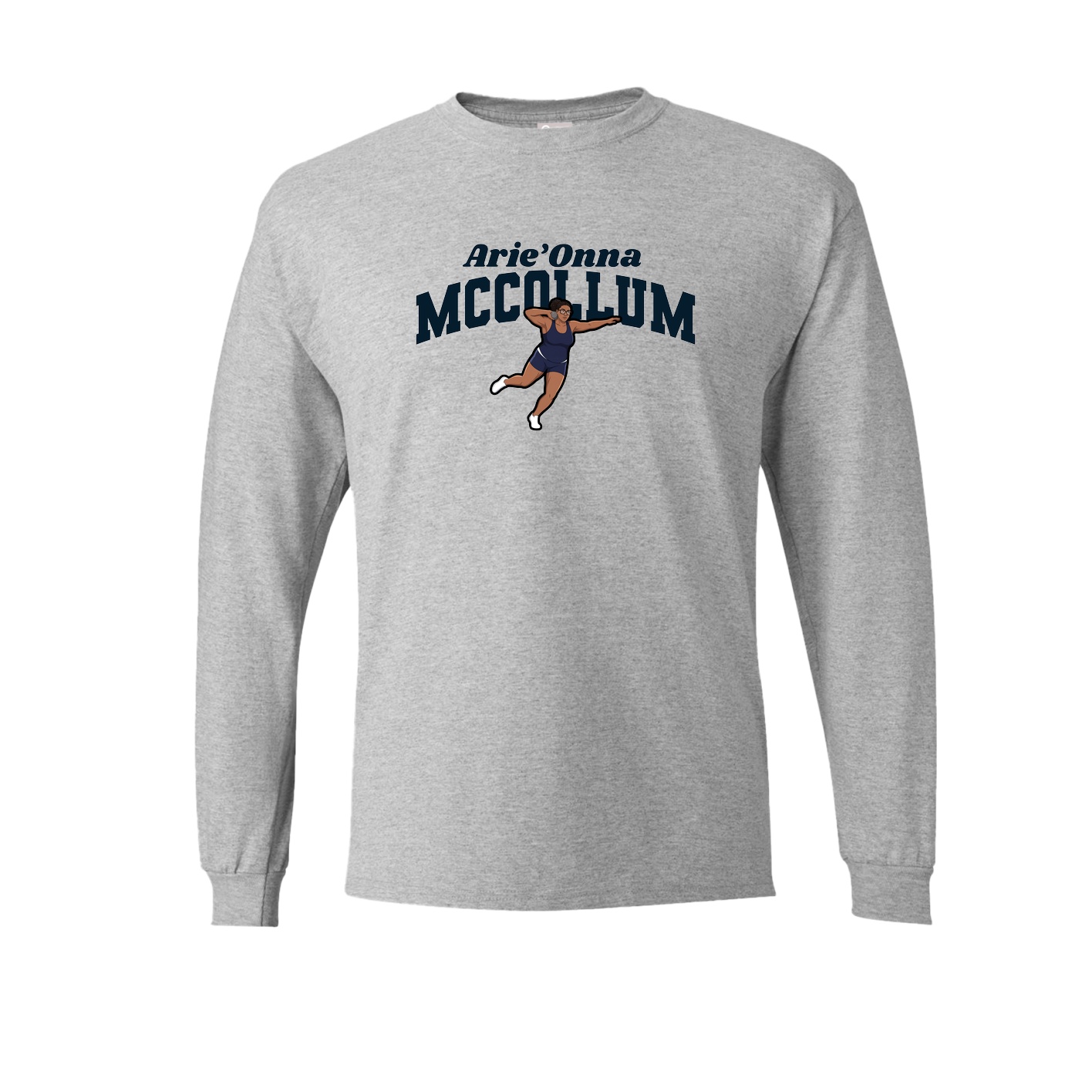 Long Sleeve Tee — Signature Arch in Grey