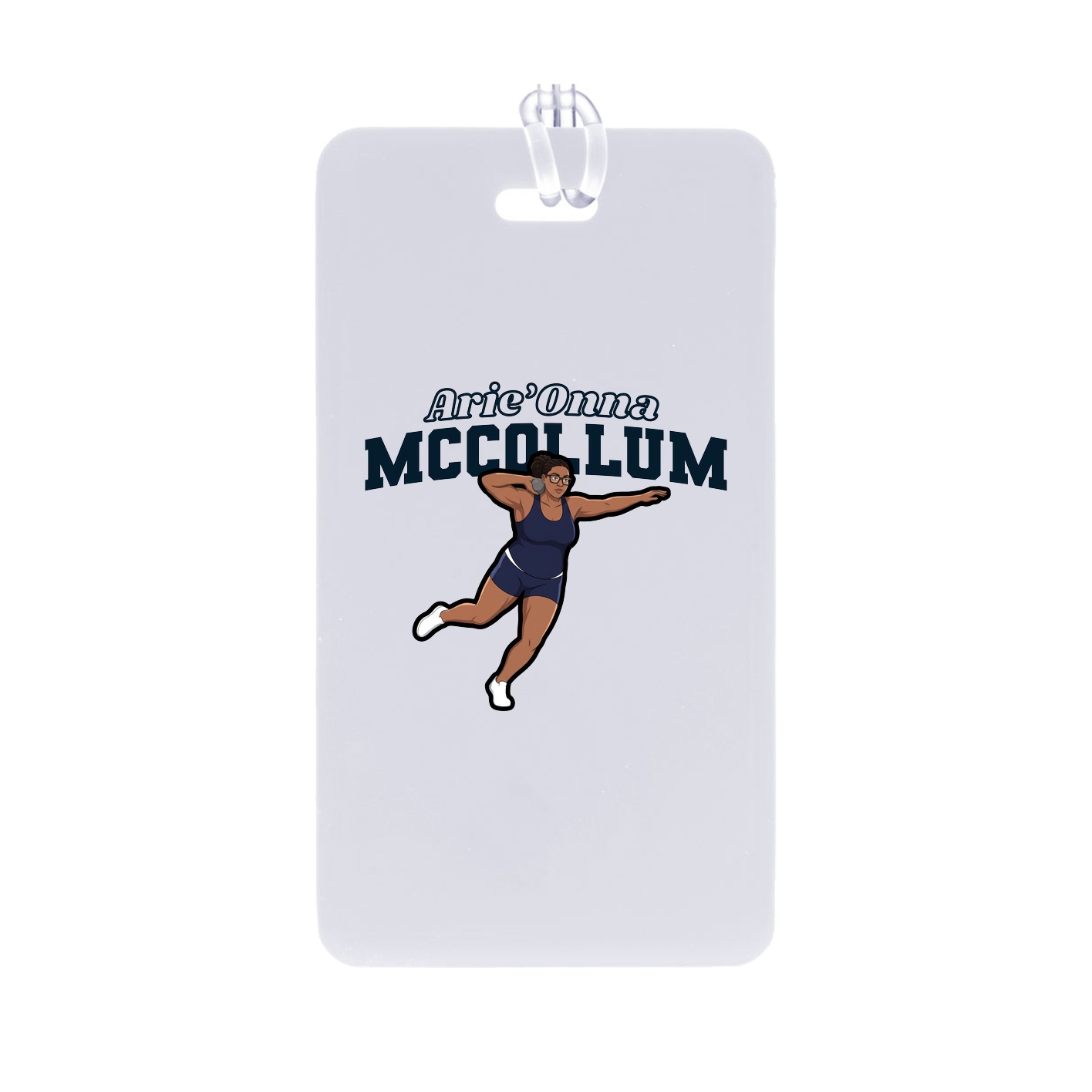 Bag Tag — Name Arch in Classic