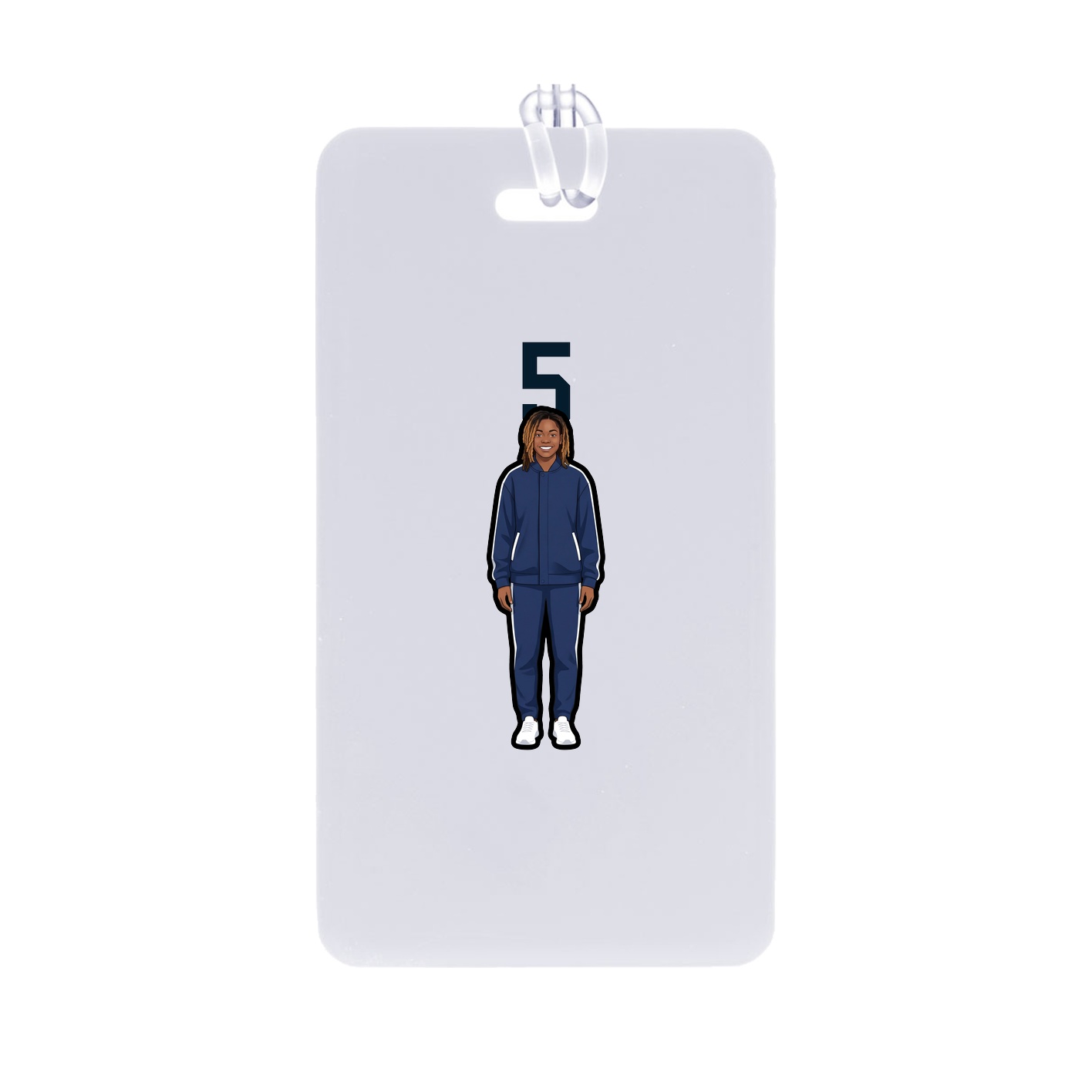 Bag Tag — Number Top in Classic