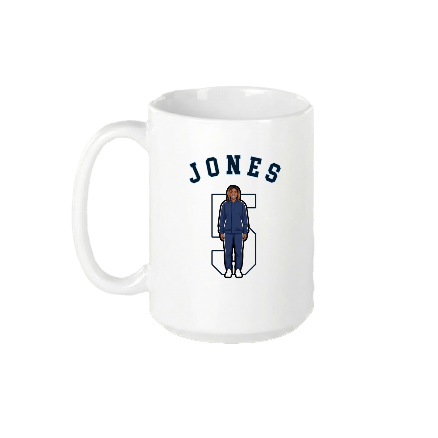 15oz Coffee Mug — Shirsey Arch in White