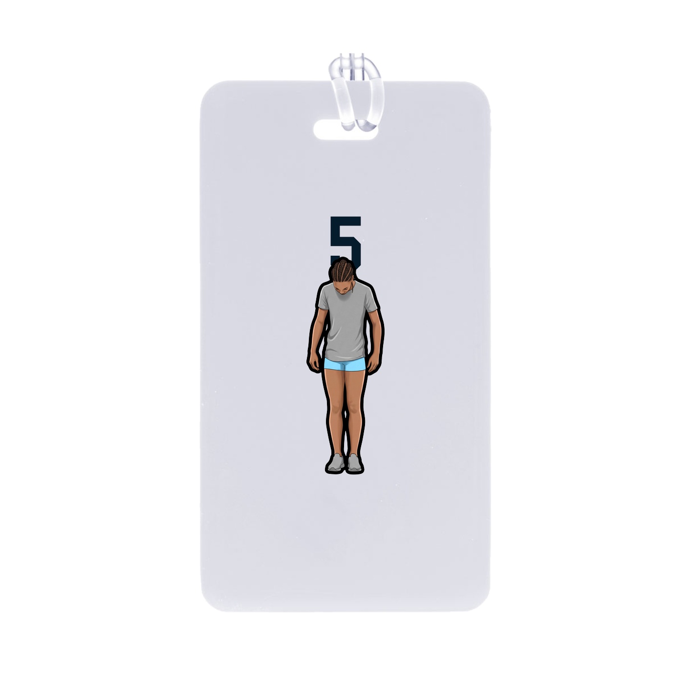 Bag Tag — Number Top in Classic