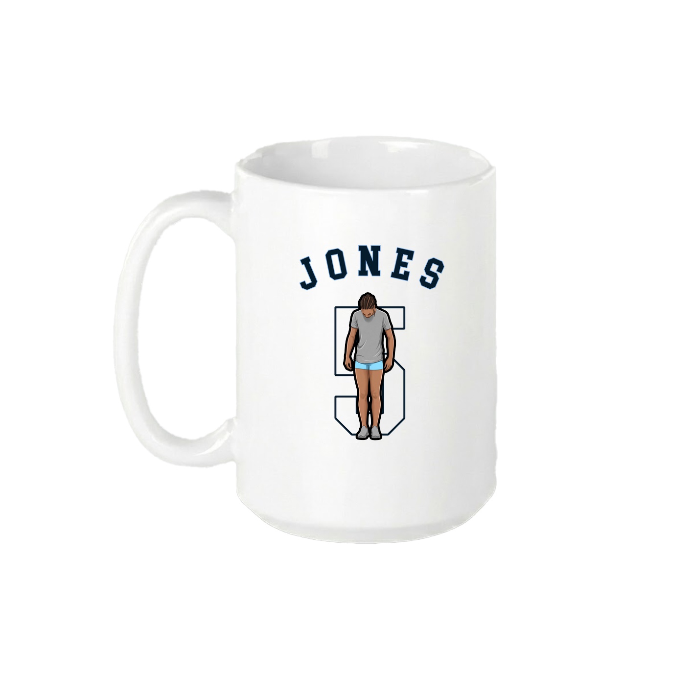 15oz Coffee Mug — Shirsey Arch in White