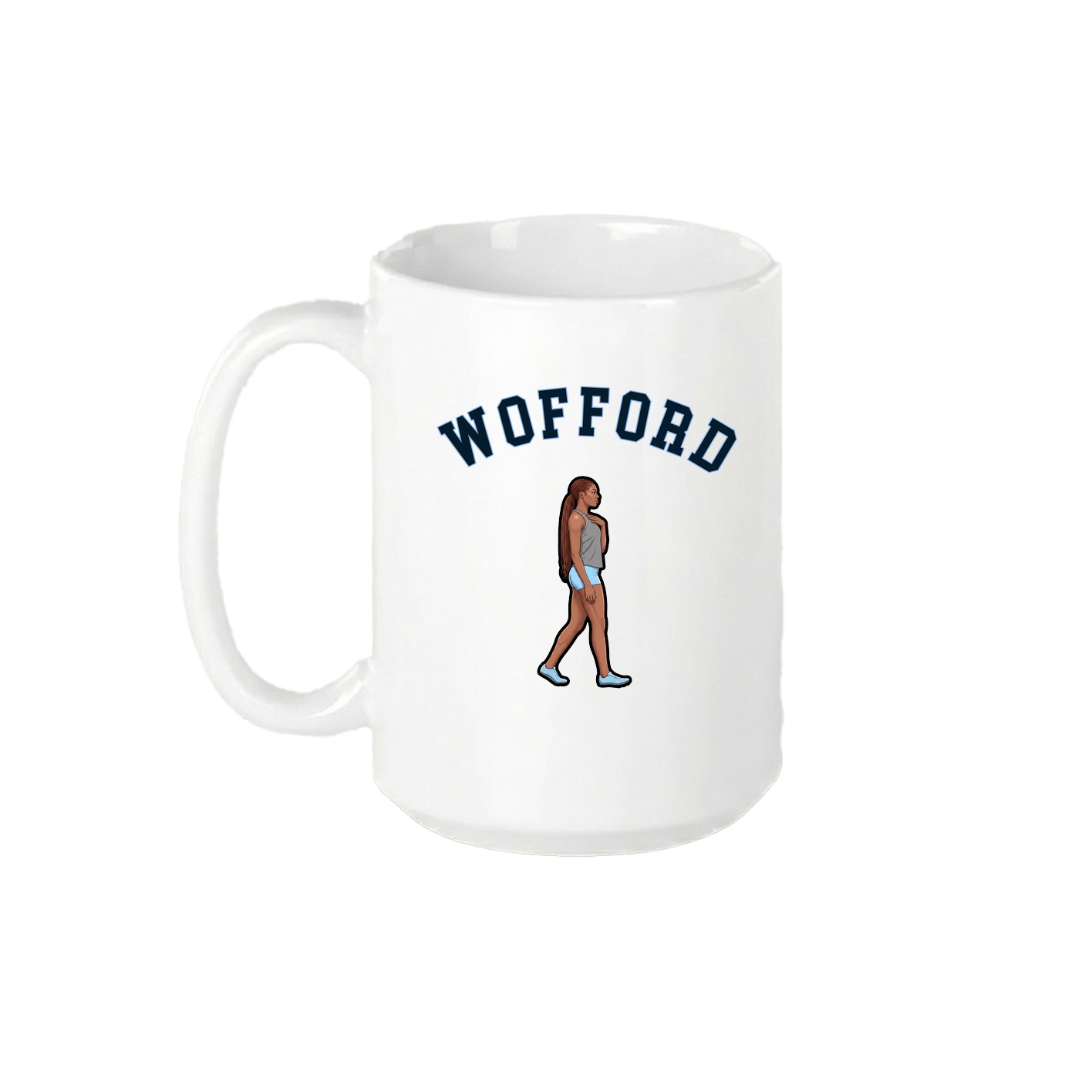 15oz Coffee Mug — Shirsey Arch in White