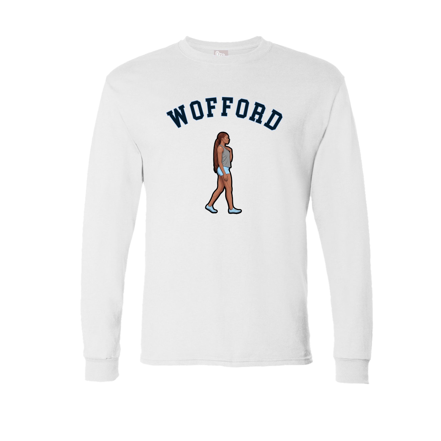 Long Sleeve Tee — Shirsey Arch in White
