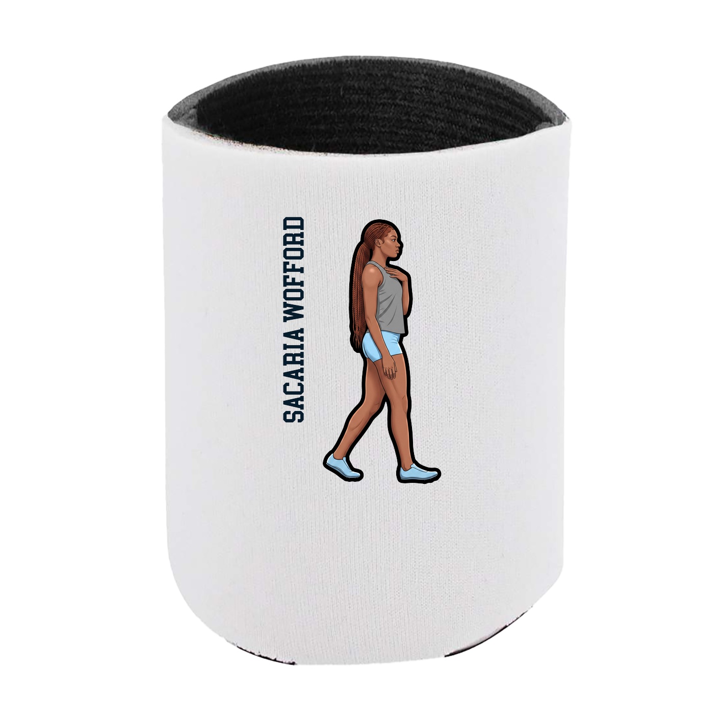Can Holder — Name Vertical in White