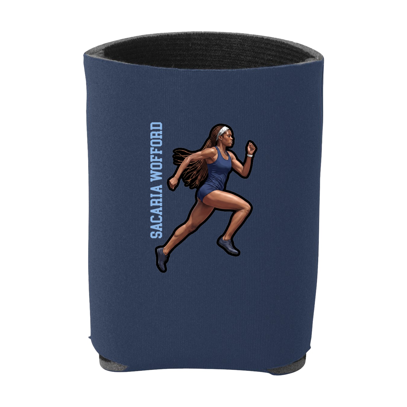 Can Holder — Name Vertical in Navy