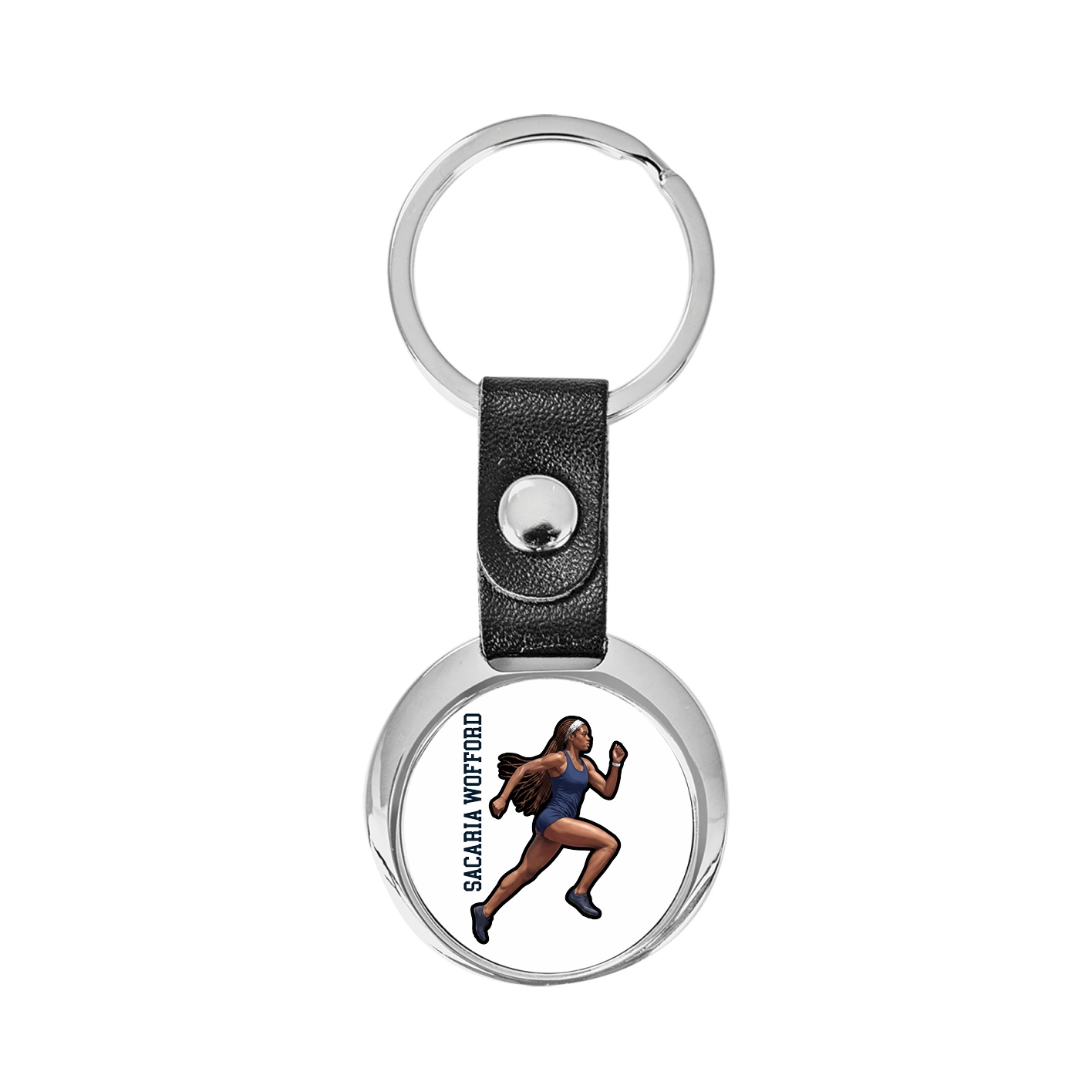 Key Chain — Name Vertical in Classic